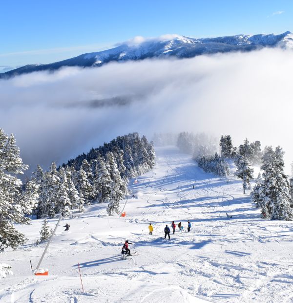 Paysage ski Formigueres