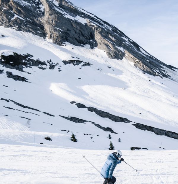 Paysage ski Gourette