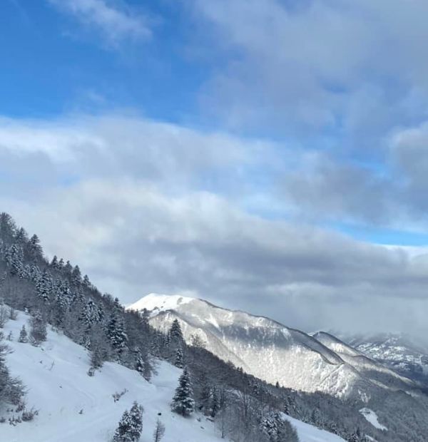 Paysage ski Guzet