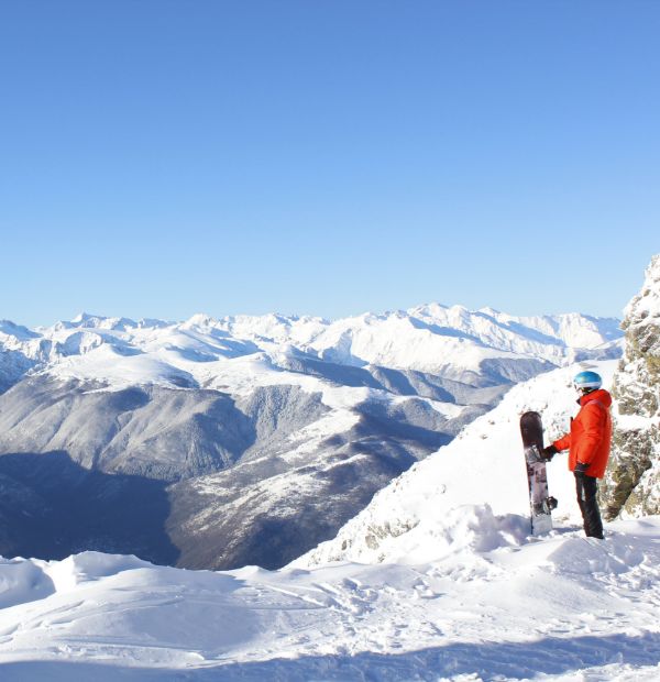 Paysage ski Monts d'Olmes