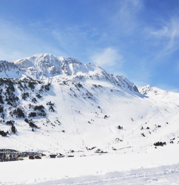 Paysage ski Porté-Puymorens